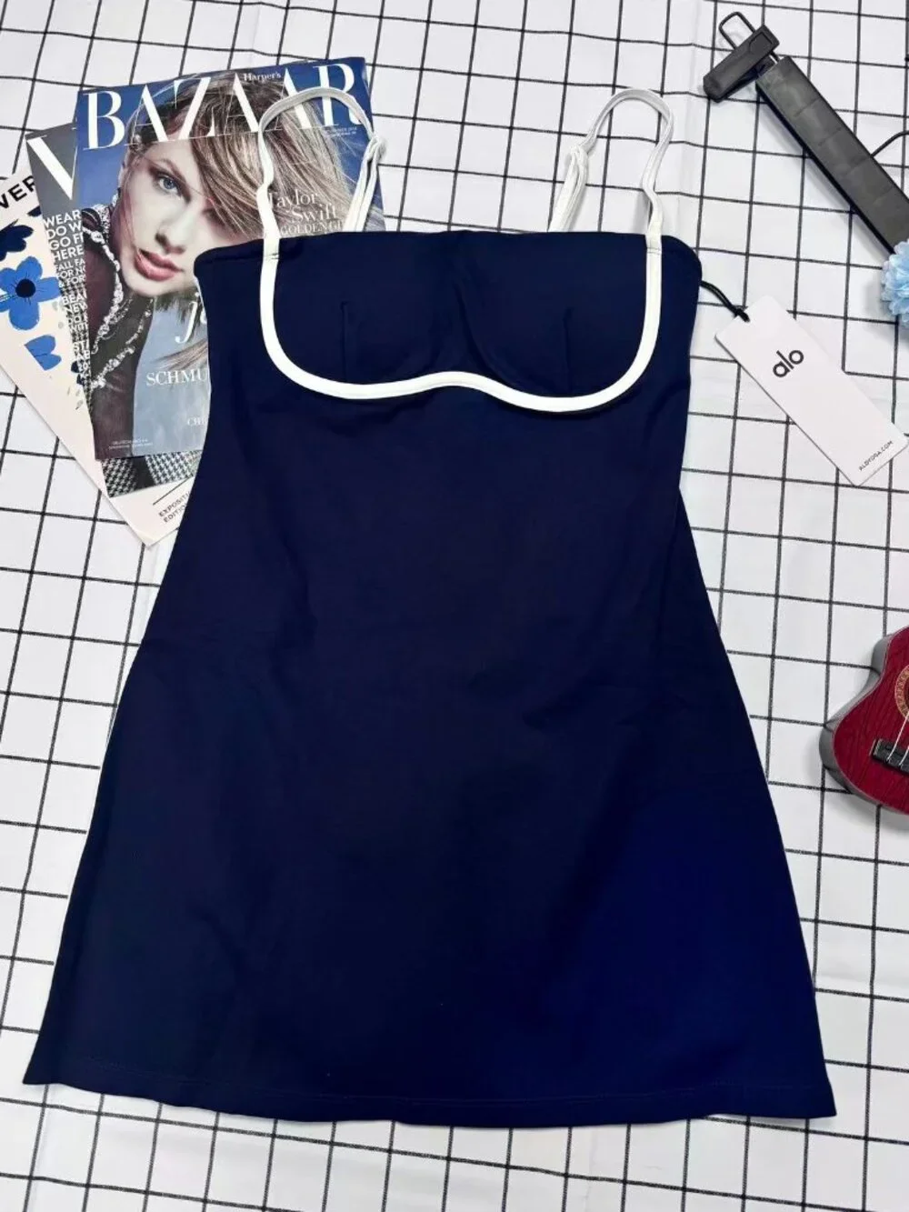 🌺ALO Yoga Airbrush Streamlined Dress 😀Tennis Skirt Athletic/Slim Fit NWT - Picture 1 of 8